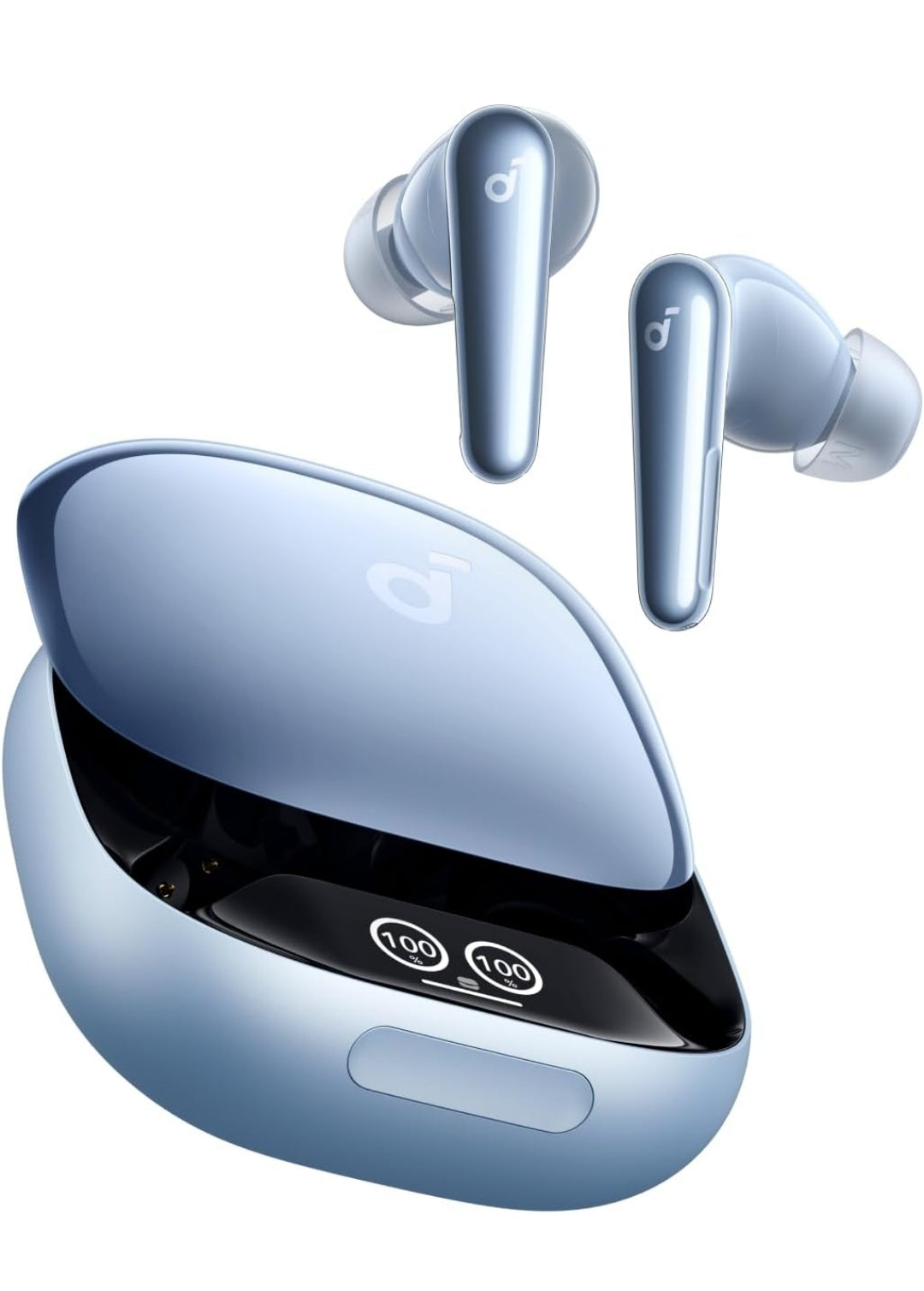 Soundcore Liberty 4 Pro by Anker, Noise Cancelling Wireless Earbuds, 7-Sensor and Real-Time Adaptive Noise Cancelling, 2× Faster Charging, Studio-Level Hi-Fi Music, Clear Calls with 6 Mics and AI