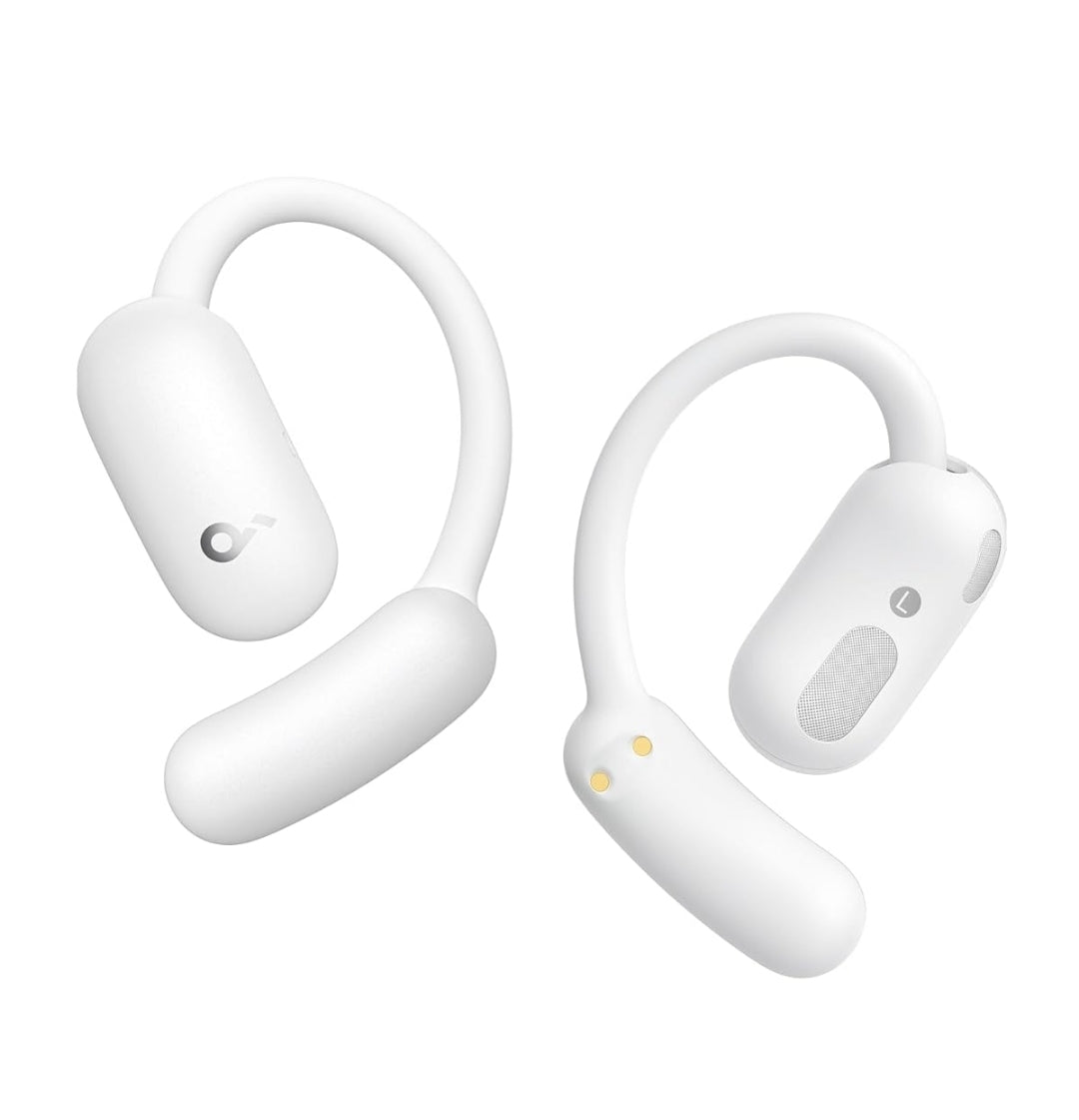Soundcore AeroFit 2 by Anker, Open-Ear Headphones, Translation Earbuds Real Time, 4 Adjustable Positions for Every Ear Size, 2x Richer Bass, Hi-Res, 42H Playtime, IP55,AI Clear Calls,Wireless Charging