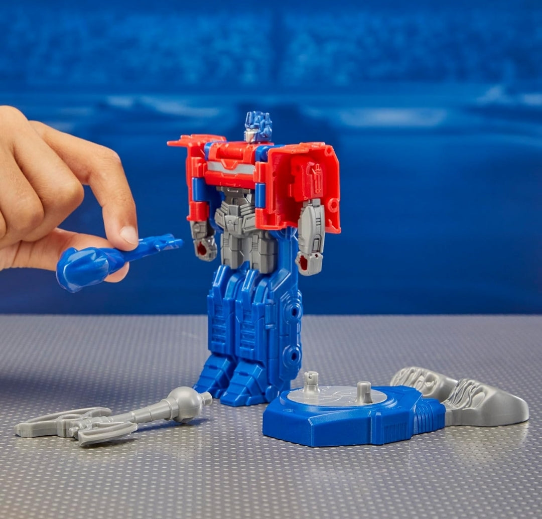 Transformers One Robot Battlers Action Figure 2-Pack, 4.5" Optimus Prime (Orien Pax), 4.5" Megatron (D-16), Interactive Toys Ages 6 +