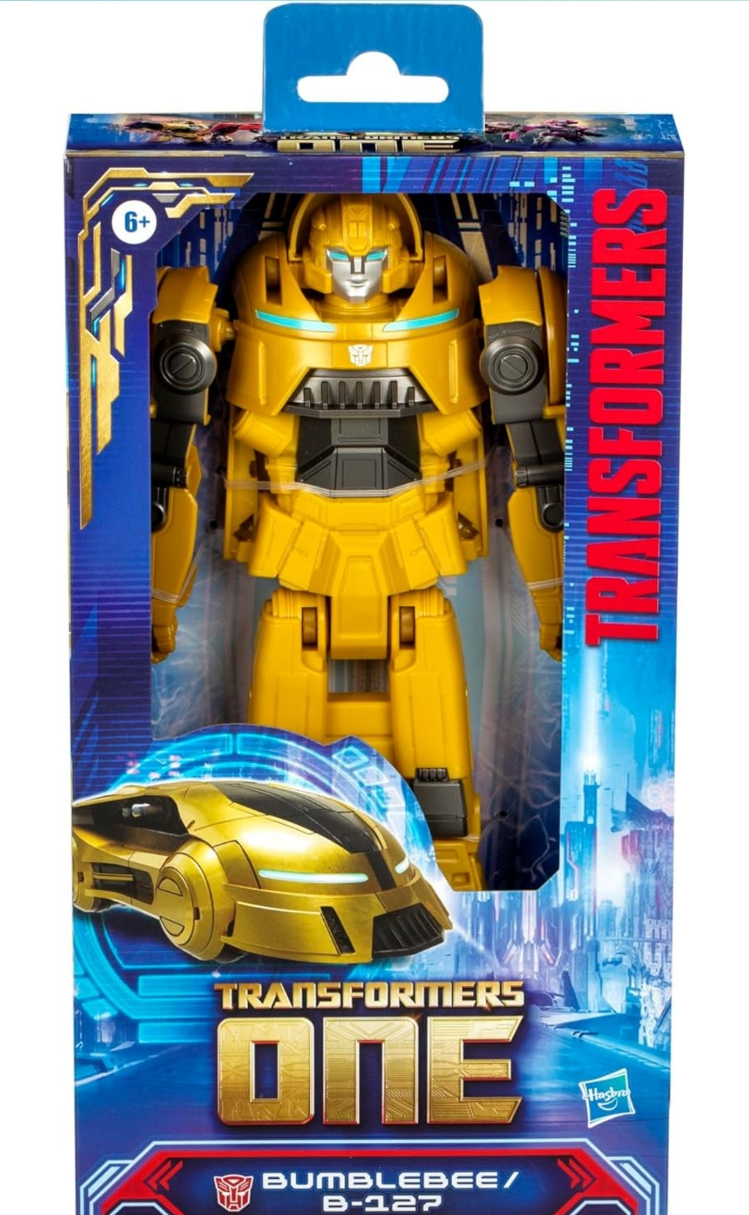 Transformers One Mega Changer Bumblebee (B-127) 11-Inch Robot Action Figure, Interactive Toys for Boys and Girls Ages 6 and Up