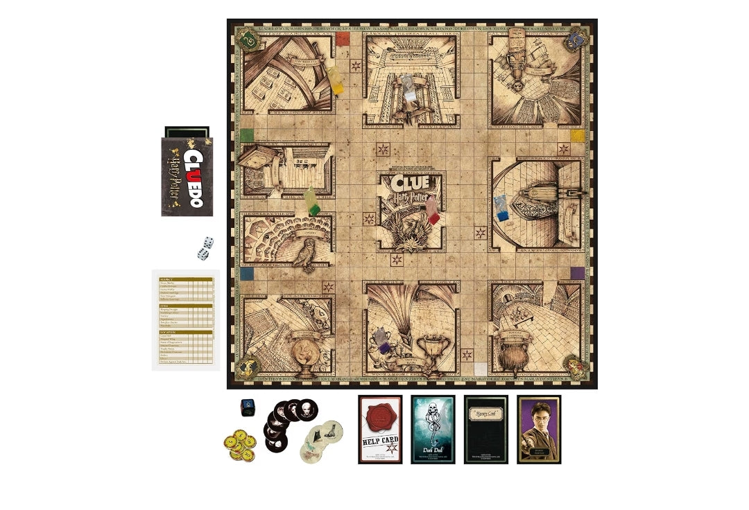 Hasbro Gaming Clue: Wizarding World Harry Potter Edition Board Game - Family Mystery Games