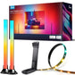 Govee TV Backlight 3 Lite Kit, 11.8ft RGBICW Wi-Fi TV LED Strip Lights for 55-65in TVs with Camera and 15 Inches Smart Light Bars with 4-in-1 Light Beads - Works with Alexa & Google Home