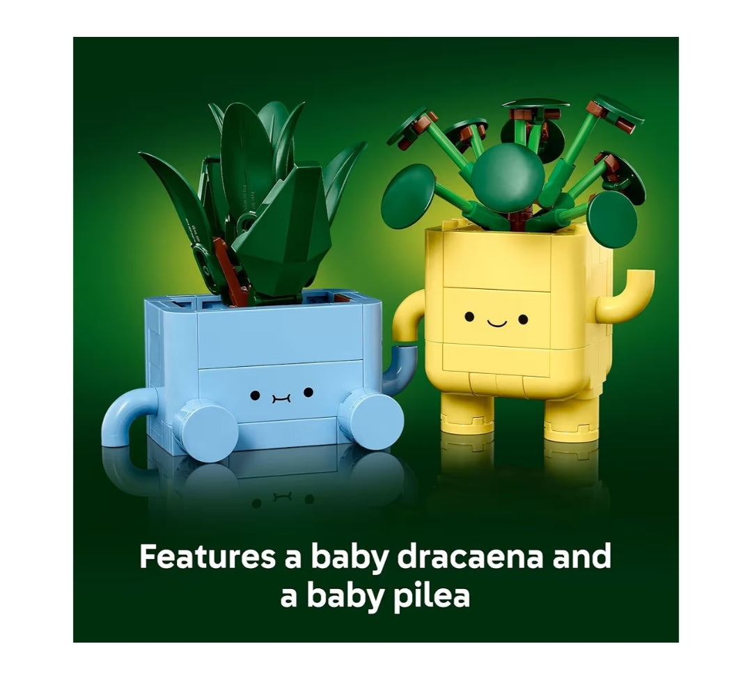 LEGO Botanicals Happy Plants Building Toys Decor