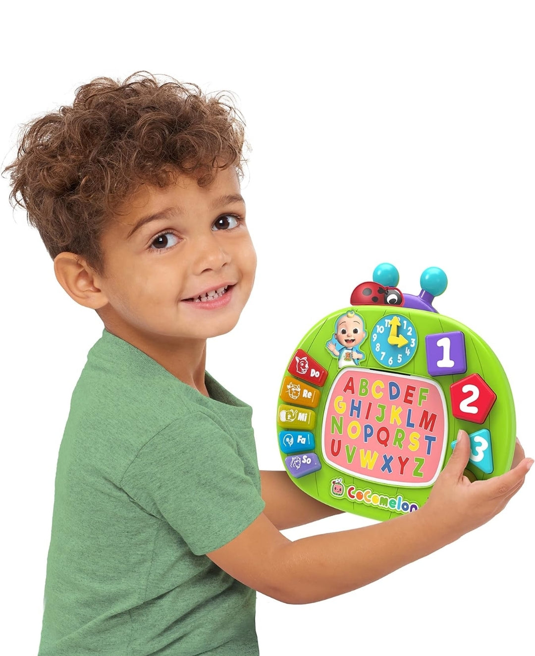 Just Play CoComelon Learning Melon Busy Board, Over 45 Phrases, Preschool Learning and Education, Kids Toys for Ages 18 Month, Amazon Exclusive