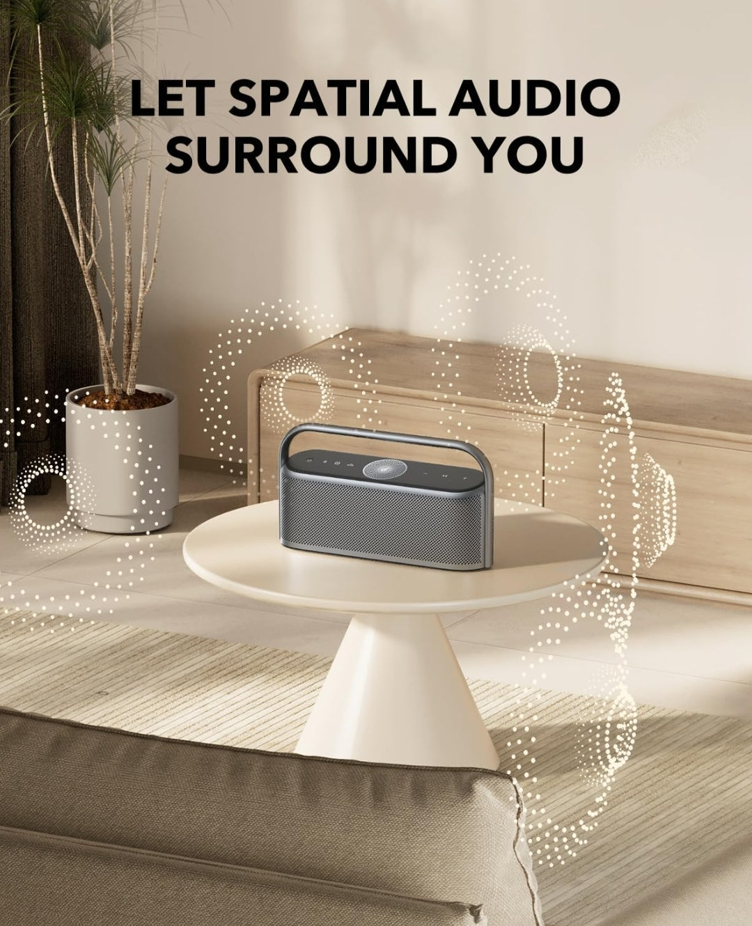 Soundcore Motion X600 by Anker Portable Bluetooth Speaker, Hi-Res Spatial Audio with Wireless 50W Sound, IPX7 Waterproof, Pro EQ, AUX-in, Speaker for Home, Office, Backyard and Bathroom Use (Green)