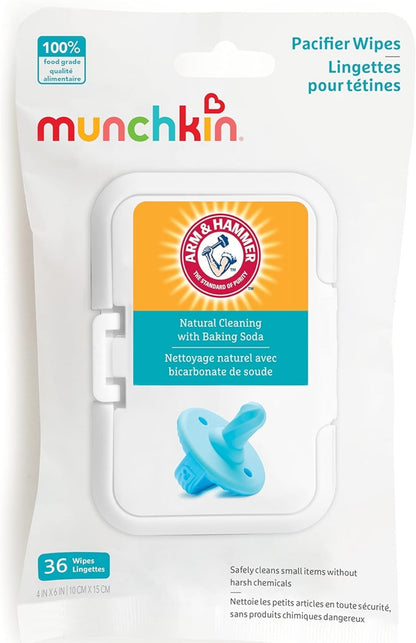 Munchkin Arm & Hammer Pacifier Wipes for Baby and Toddler - 4Pack (36 Wipes)