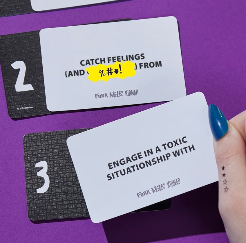 Hasbro Gaming Fork Milk Kidnap Game of Questionable Choices - Hilarious NSFW Card Games
