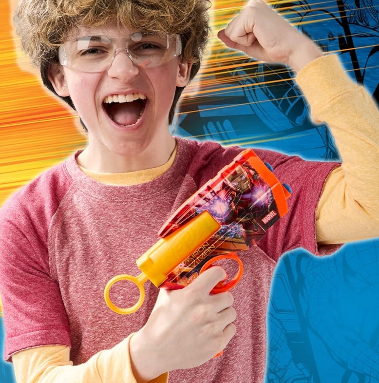 Nerf Marvel Iron Man Dart Blaster Foam Darts - Outdoor Toys & Games (Ages 8+)