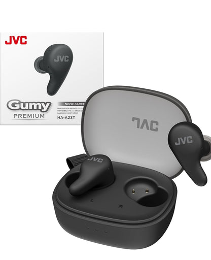 JVC Gumy Premium Ware Draadlose Oorfone met Geraasonderdrukking, Bluetooth 5.4 Oorfone met 26H Battery, ANC Omringingsmodus, Lae Latency vir Speletjies, USB-C Tasie