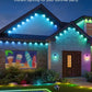 Permanent Outdoor Lights 2, 100ft RGBIC Outdoor Lights with 72 LED Lights, IP67 Waterproof, 100 Scene Modes with 40lm White for Outdoor Decorations, Works with Alexa, Google Assistant, Black