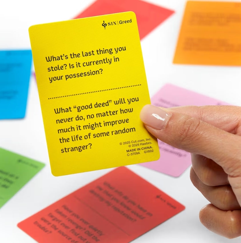 Truth or Drink: Sin Edition Adult Party Game by Cut - 250+ Questions Inspired by 7 Deadly Sins - Stand-Alone or Expansion