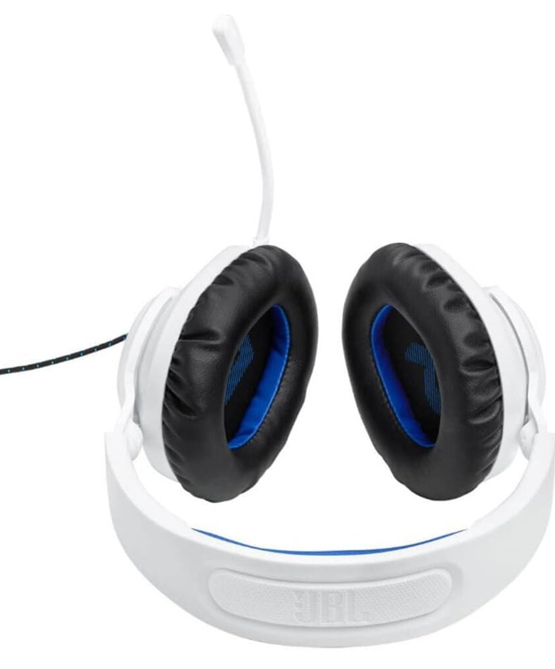 JBL Quantum 100P - Wired Over-Ear Gaming Headset with a Detachable mic- (White)
