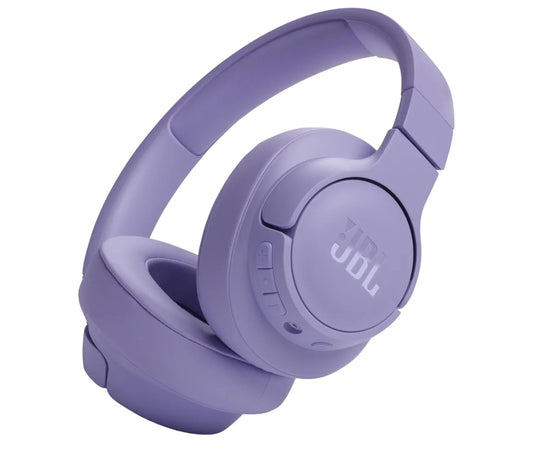 JBL Tune 720BT - Wireless Over-Ear Headphones with JBL Pure Bass Sound, Bluetooth - (Purple)