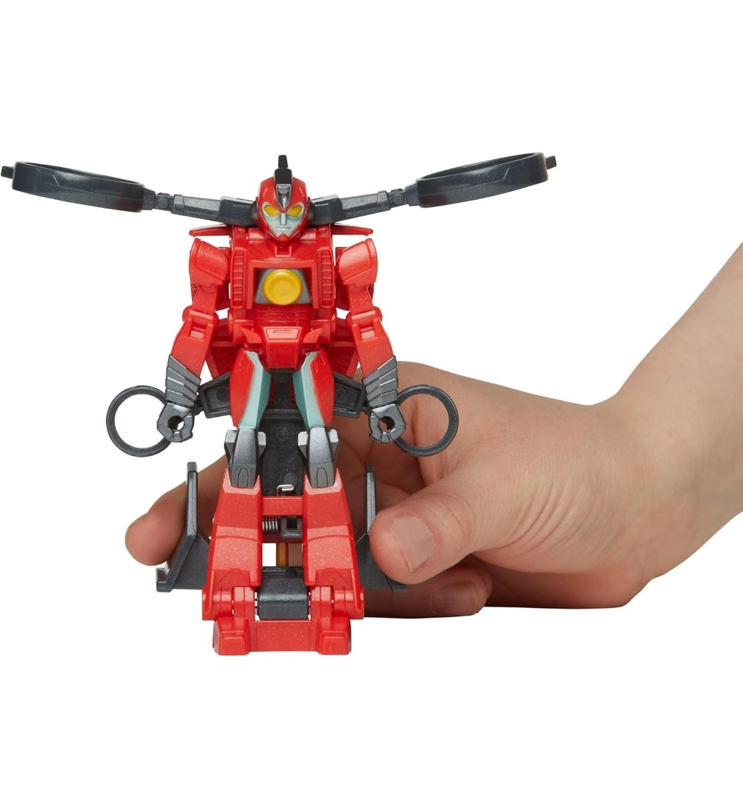 Transformers EarthSpark 1-Step Smash Changers Terran Twitch 4-Inch Action Figure, Robot Toys for Boys and Girls 6 and Up