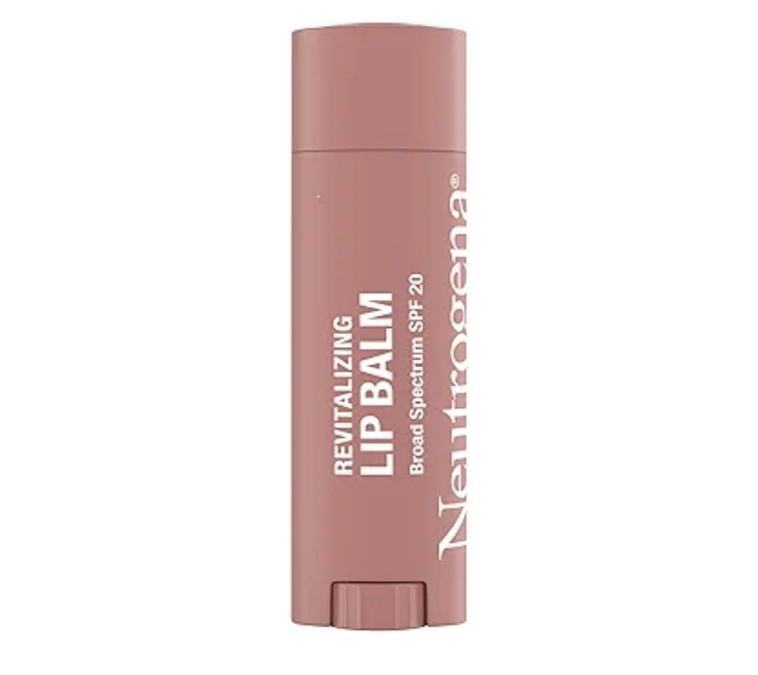 Neutrogena Revitalizing Getinte Lipbalsem Breëspektrum SPF 20 Bevogtigende Lipbalsem met 'n Subtiele Tint Subtiele Sagte Karamel 50 (.15 oz)