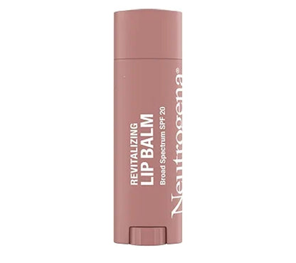 Neutrogena Revitalizing Getinte Lipbalsem Breëspektrum SPF 20 Bevogtigende Lipbalsem met 'n Subtiele Tint Subtiele Sagte Karamel 50 (.15 oz)