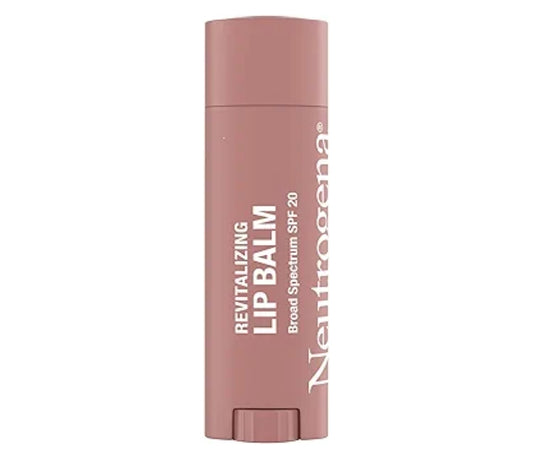Neutrogena Revitalizing Getinte Lipbalsem Breëspektrum SPF 20 Bevogtigende Lipbalsem met 'n Subtiele Tint Subtiele Sagte Karamel 50 (.15 oz)