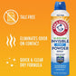 Arm & Hammer Invisible Foot Powder Spray, Clear Talc-Free Foot Odor & Sweat Control 7oz (1 Pack)