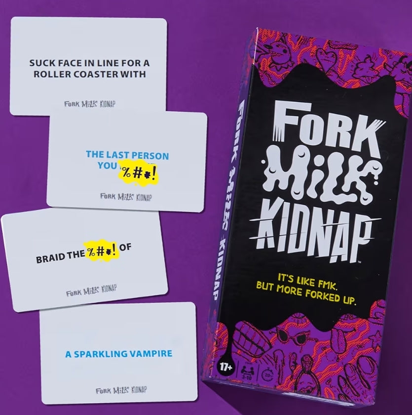 Hasbro Gaming Fork Milk Kidnap Game of Questionable Choices - Hilarious NSFW Card Games