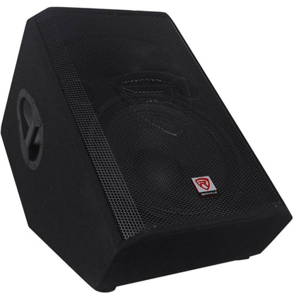 Rockville RSM15A 15" 1400 Watt 2-Way Powered Active Stage Floor Monitor Speaker