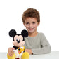 Disney Classics Lil Friends Mickey Mouse and Pluto 11.5" Large Plushie Stuffed Animal - Kids Toys for Ages 2 Up by Just Play