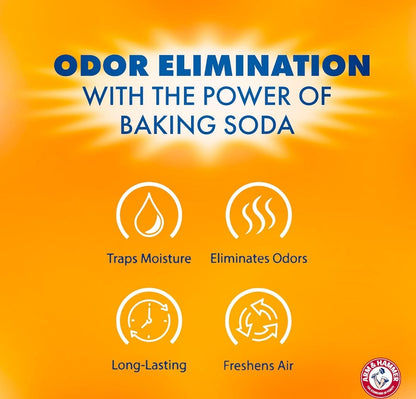 Arm & Hammer Fragrance Free Hanging Moisture Absorber and Odor Eliminator - (Packs of 2) Traps Moisture for Fresher, Cleaner Air