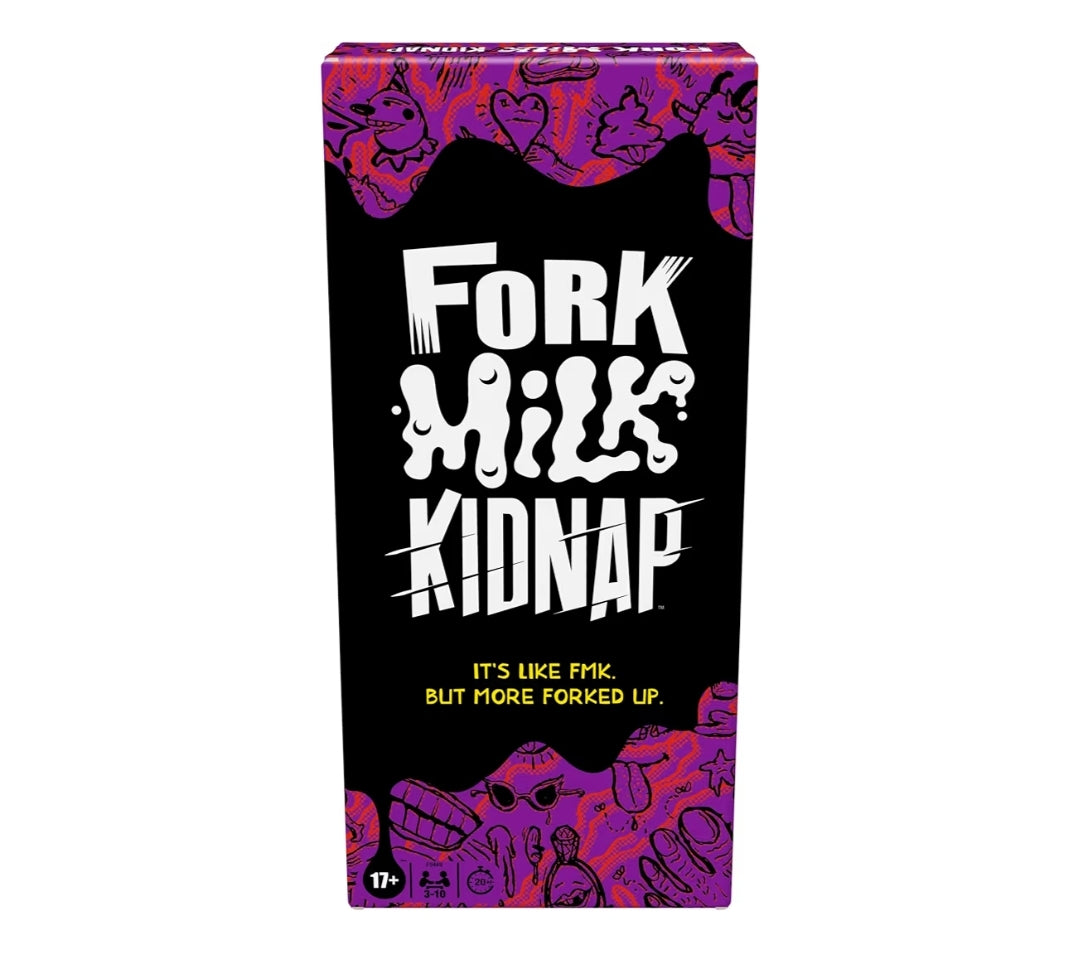 Hasbro Gaming Fork Milk Kidnap Game of Questionable Choices - Hilarious NSFW Card Games