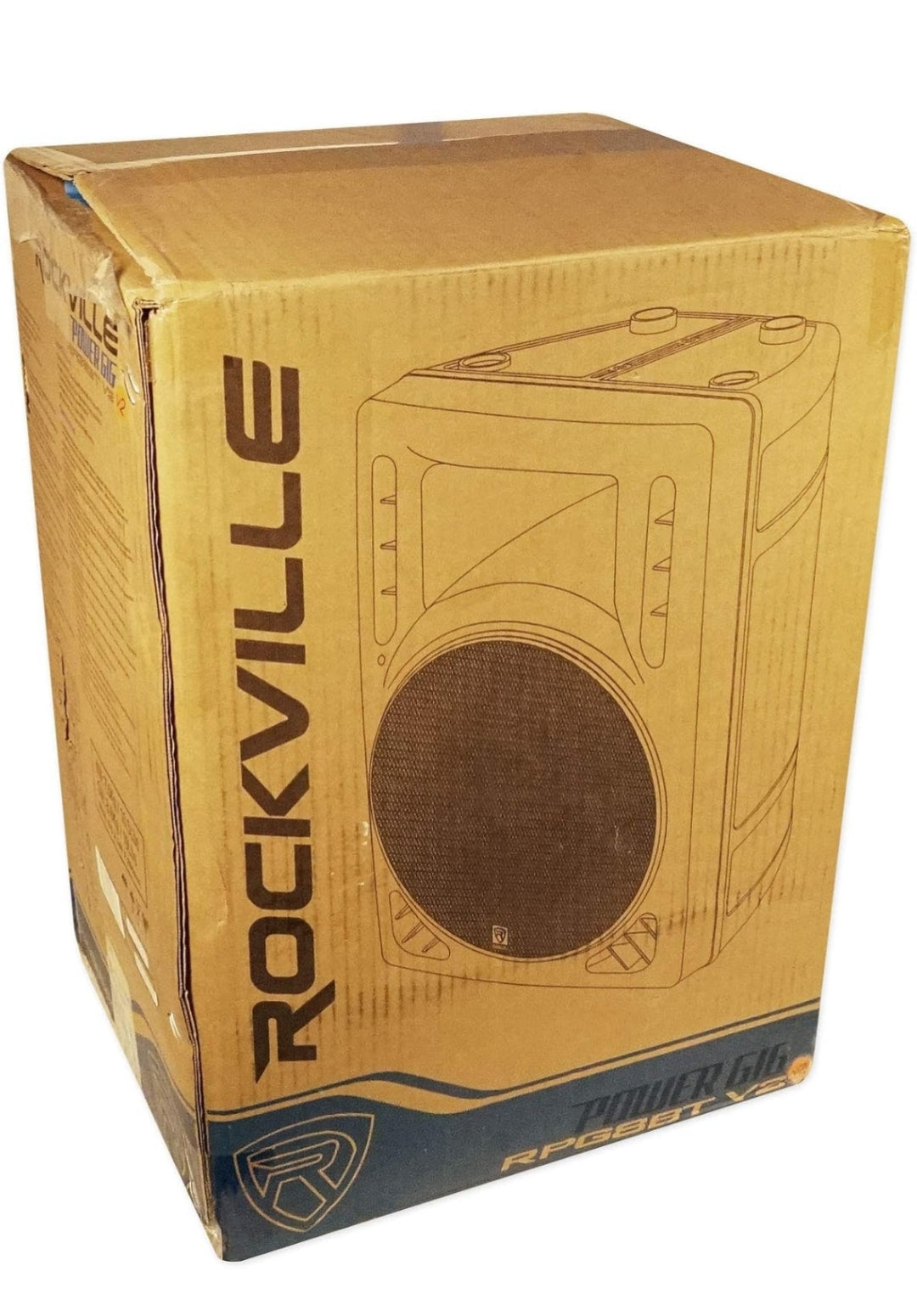 Rockville RPG8BT 8" Inch Powered 400W DJ PA Speaker BlueTooth