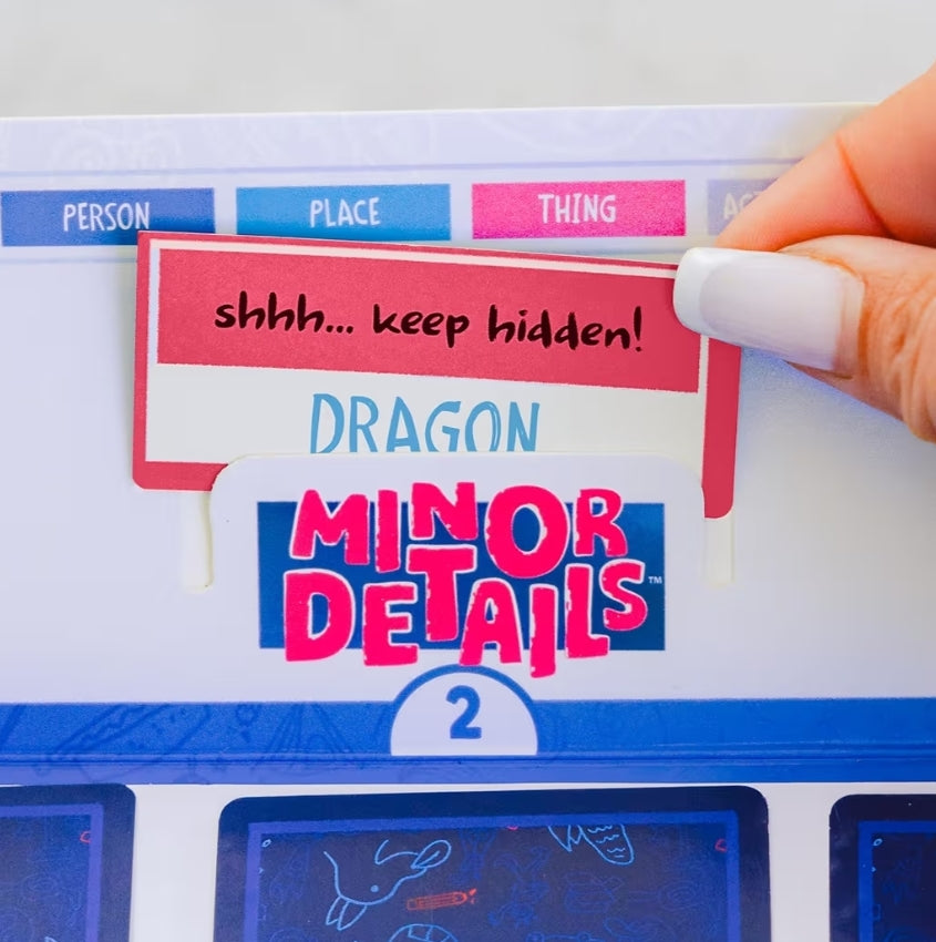 Minor Details Board Game for People Who Can’t Draw (Much)- Fun Drawing Games for Adults and Teens