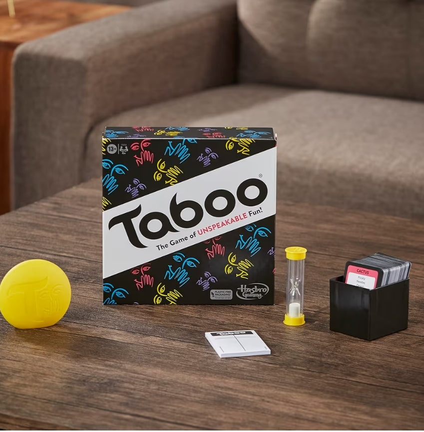 Hasbro Gaming Taboo Classic Game, Party Word Guessing Board Game