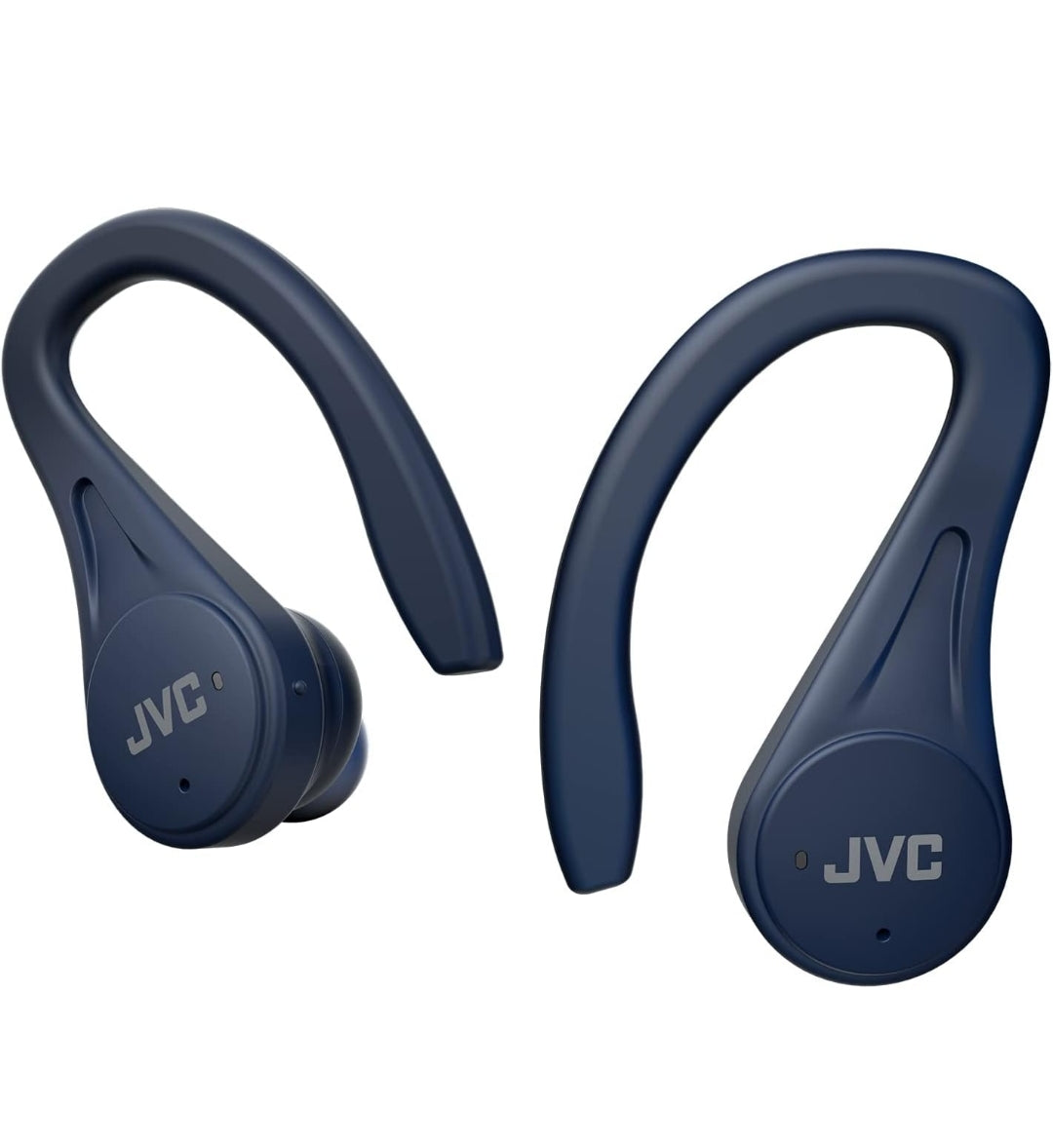 JVC Sport True Wireless Oorfone, Liggewig en Kompak, Lang Batterylewe (tot 30 Uur), Klank met Neodymium Magneet Drywer, Waterweerstand (IPX5) - HAEC25TA (Blou)