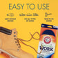 Arm & Hammer Memory Foam Work Insoles for Men and Women, Pair of Anti-Fatigue w/ Arch Support - (1 Pack)
