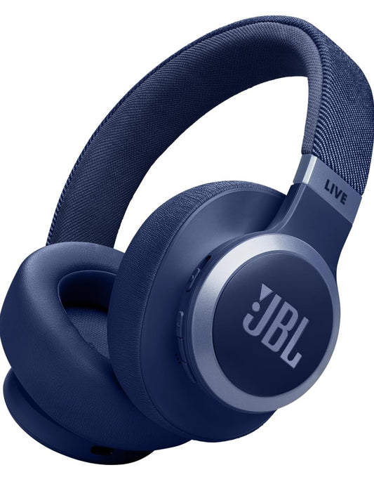 JBL Live 770NC - Wireless Over-Ear Headphones with True Adaptive Noise Cancelling - (Blue)