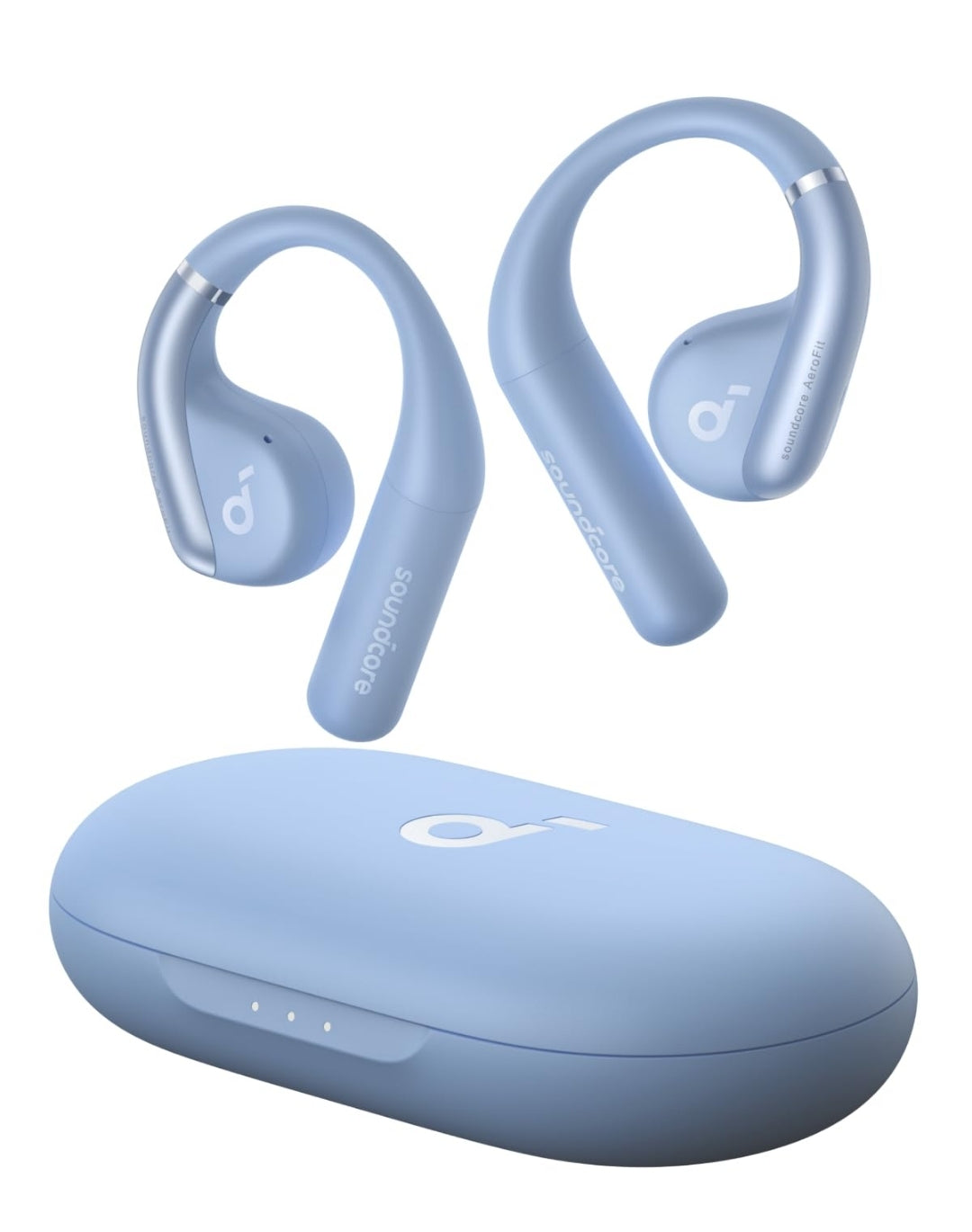 Soundcore by Anker, AeroFit Open-Ear Headphones, Ultra Comfort, Snug Fit, Ergonomic Ear Hook, Balanced Sound, IPX7 Waterproof, 42H Playtime,Small-Ear Friendly,App Control,Clear Calls,Wireless Earbuds