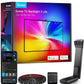 TV Backlight 3 Lite with Fish-Eye Correction Function Sync to 40-50 Inch TVs, 7.8ft RGB Wi-Fi LED Strip Lights w/ Camera, 4 Colors in 1 Lamp Bead, Voice and APP Control
