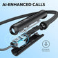 Soundcore by Anker Life U2i Wireless Neckband Headphones, 10mm Drivers with BassUp Technology, 24H Playtime, AI-Enhanced Calls, Foldable and Lightweight, IPX5 Water-Resistant, Secure Fit, Bluetooth 5