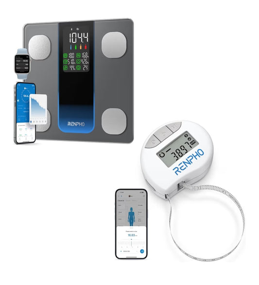 Smart Tape Measure with Smart Scale for Body Weight