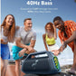 Soundcore Boom 2 Plus By Anker, Outdoor Speaker, 140W, 2+2 Channel, BassUp 2.0, 20H Playtime, Fast Charge, IPX7 Waterproof, RGB Lights, Power Bank, Bluetooth 5.3, Portable for Outdoors, Camping, Beach