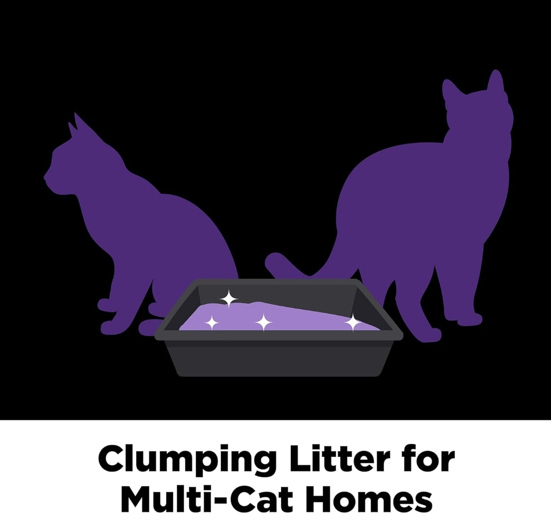 ARM & HAMMER Clump & Seal Slide Platinum Multi-Cat Clumping Litter, Easy Clean, Superior Odor Control (27.5 Lbs)