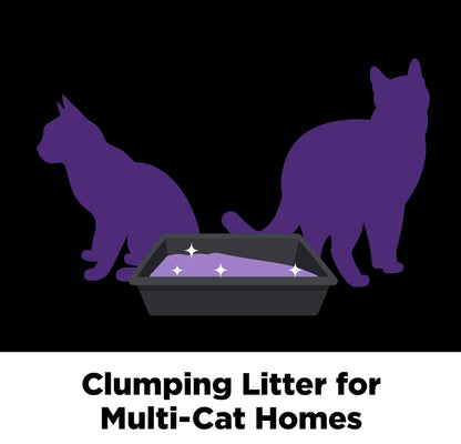 ARM & HAMMER Clump & Seal Slide Platinum Multi-Cat Clumping Litter, Easy Clean, Superior Odor Control (27.5 Lbs)