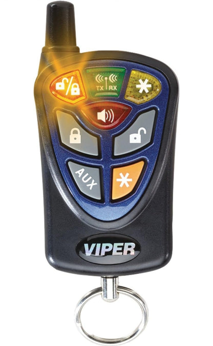 Viper Afstandbeheer Vervanging 488V - Premium LED 2-rigting Afstandbeheer 1/4 Myl Reikafstand Motor Afstandbeheer