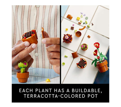 LEGO Botanicals Klein Plantjies Kunsmatige Binnenshuise Plant Boublokkiesstel – Lessenaarversiering
