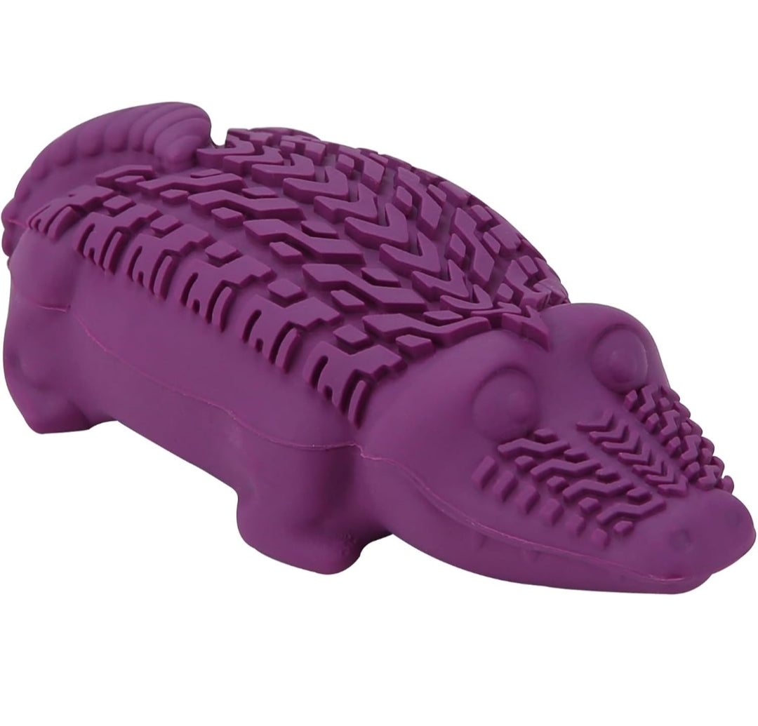 Arm & Hammer for Pets Super Treadz Mini Gator Dental Chew Toy for Dogs Best Dental Dog Chew Toy Dog Dental Chew Toys Reduce Plaque & Tartar Buildup Without Brushing (Pack of 24)