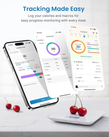 Smart Food Scale with Nutritional Calculator for Body Weight