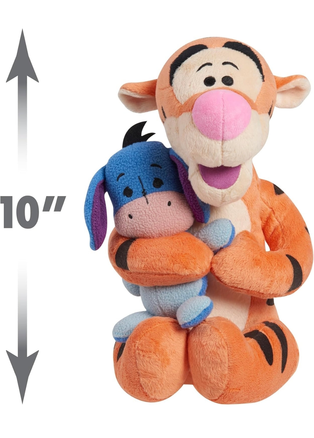 Disney Classics Lil Friends Tigger and Eeyore Plushie Stuffed Animal - Kids Toys for Ages 2 Up by Just Play