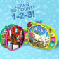 CoComelon Learning Book Interactive Toy for Toddlers, 3 Learning Modes, Music, 50 Learning Phrases, Officially Licensed Kids Toys for Ages 18 Month