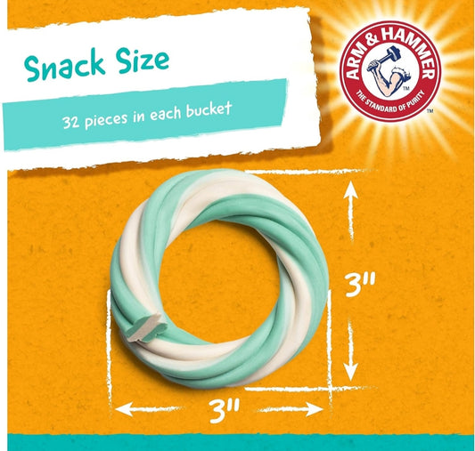 Arm & Hammer for Pets Ringers Fresh Breath Dental Treats vir Honde