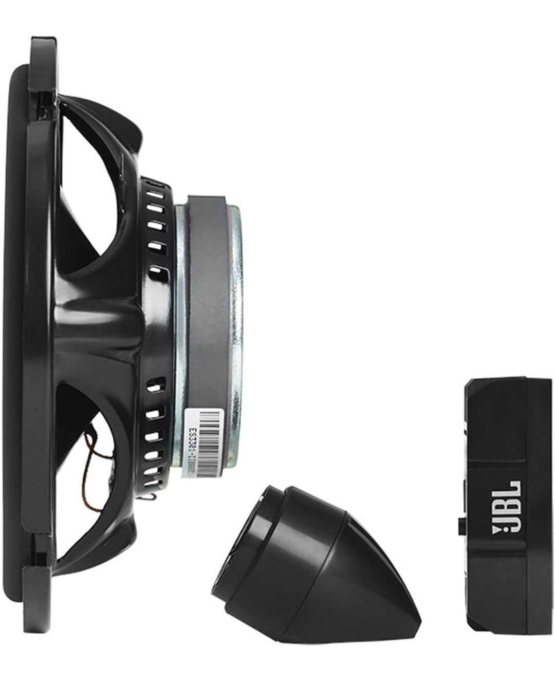 JBL Stage 3607CF - 6.5" Two-way car audio component system w/crossover - No Grill