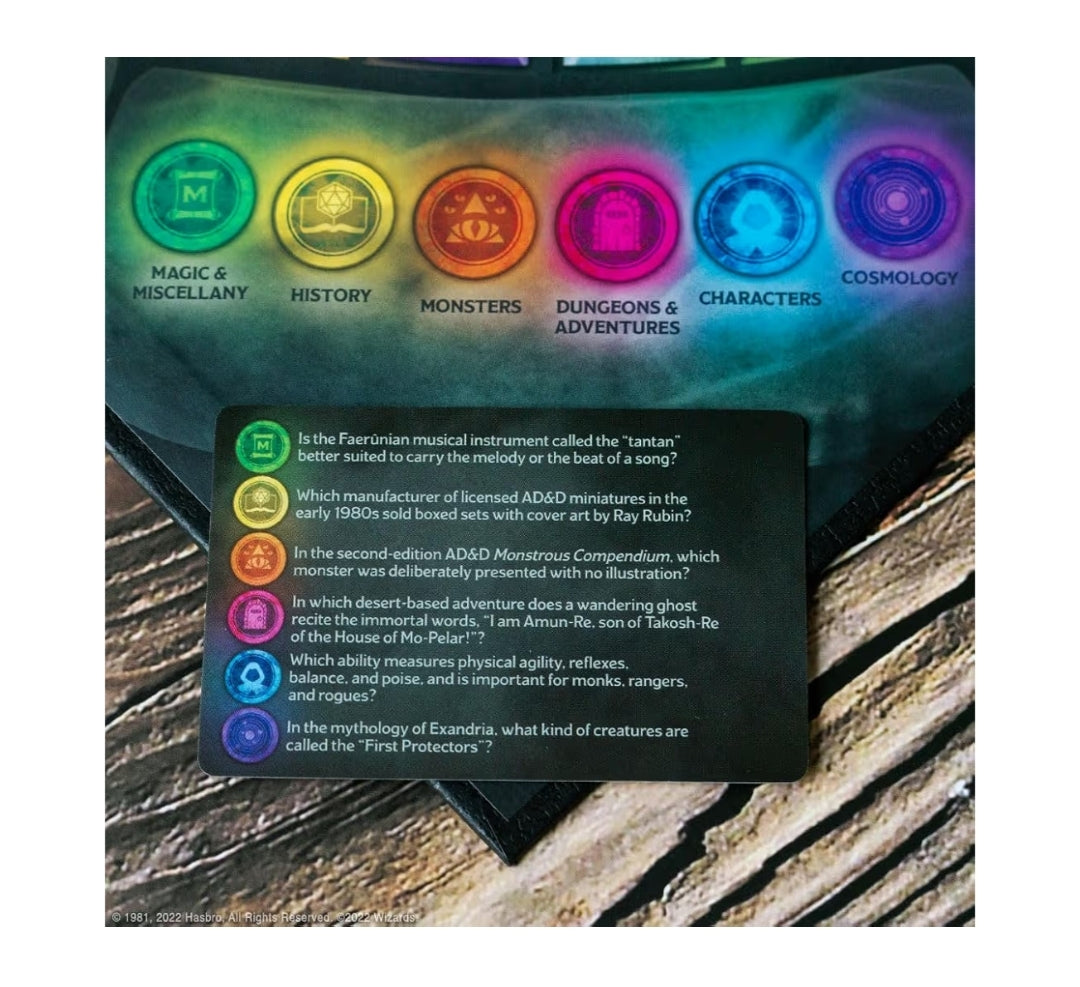 Trivial Pursuit: Dungeons & Dragons Ultimate Edition | Collectible Trivia Board Game Featuring 6 Monster Movers and 1800 Questions Across 6 Categories