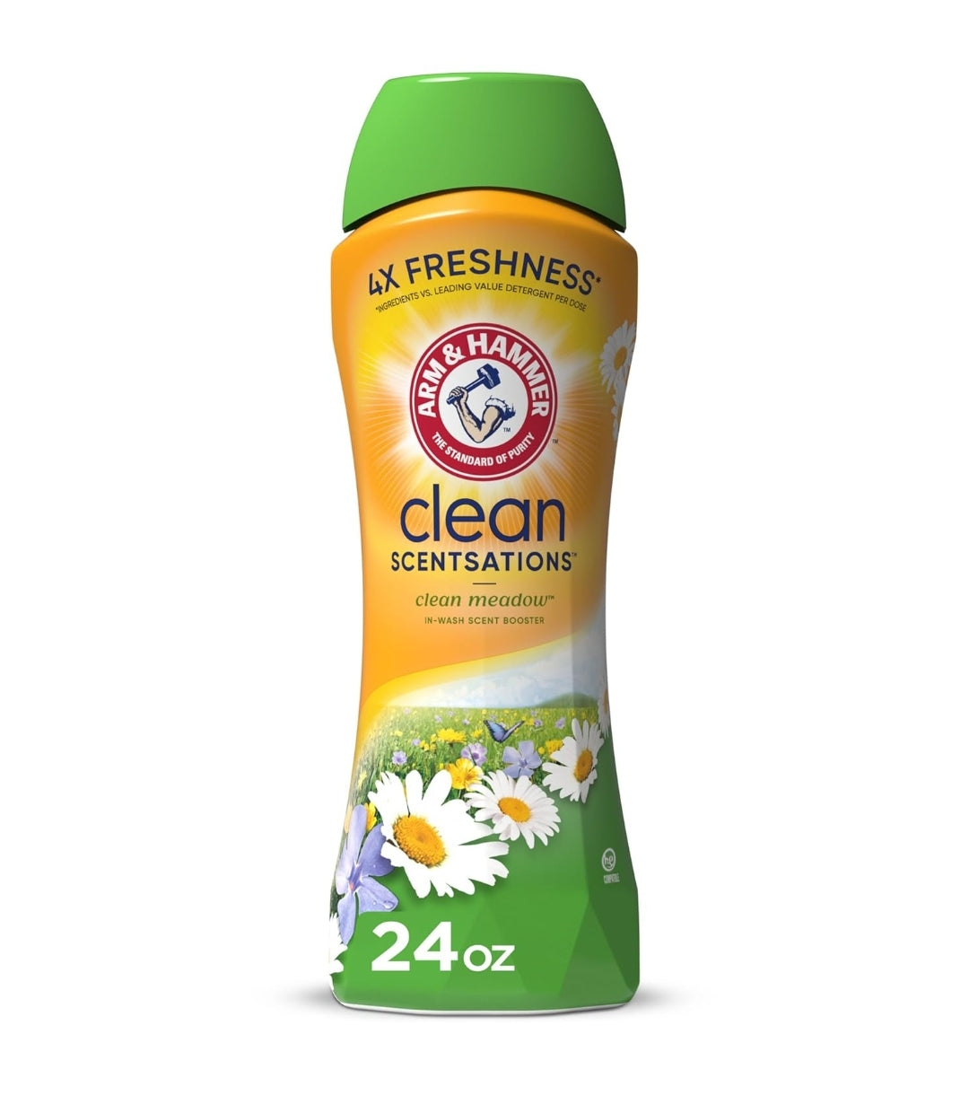 ARM & HAMMER Clean Scentsations In-Wash Laundry Scent Booster - Clean Meadow scent (24 Oz)
